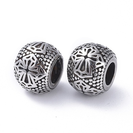 304 Stainless Steel Beads STAS-G198-05AS-1