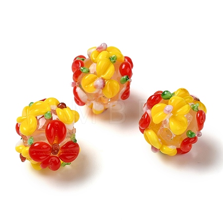 Handmade Lampwork Beads LAMP-B025-03B-15-1