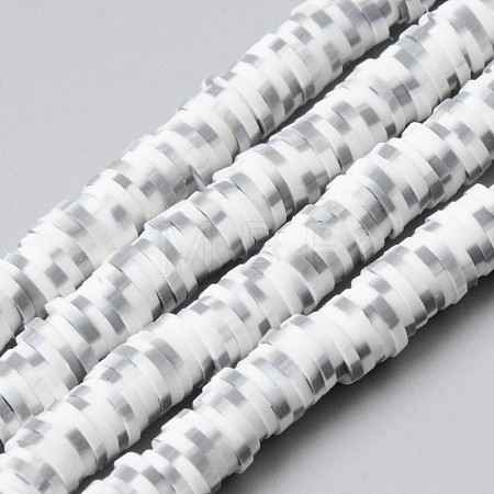Handmade Polymer Clay Beads Strands CLAY-N008-010E-1