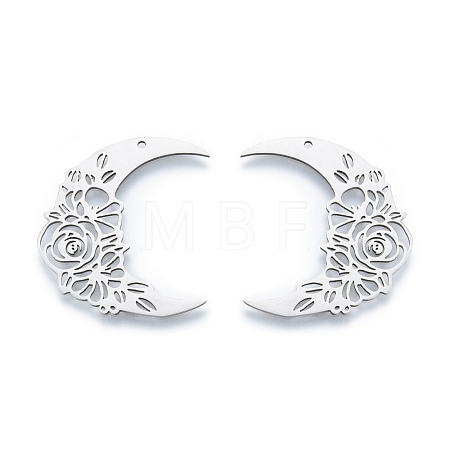 Non-Tarnish 201 Stainless Steel Pendants STAS-N090-LA933-1-1