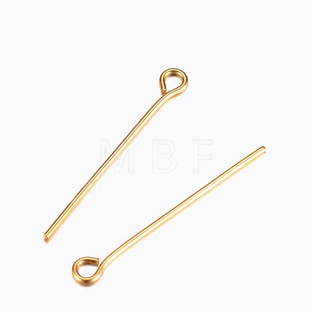 304 Stainless Steel Eye Pins STAS-I318-A08-G-1