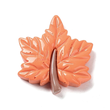 Autumn Theme Opaque Resin Cabochons CRES-A055-01A-1