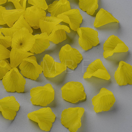Transparent Acrylic Bead Caps X-PL551-C09-1