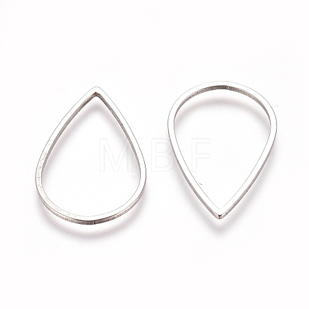 304 Stainless Steel Linking Rings X-STAS-TAC0002-18-01P-1