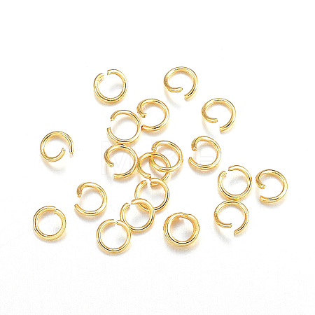 304 Stainless Steel Open Jump Rings A-STAS-F084-27G-1