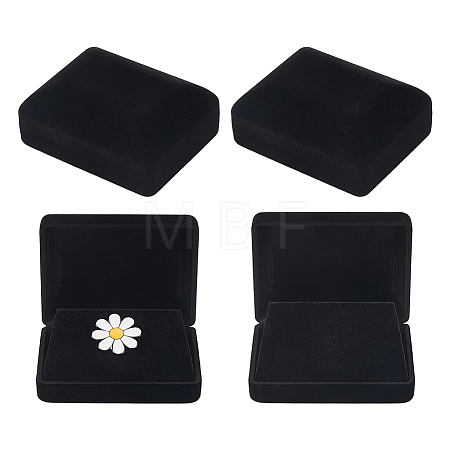 Flocking Jewelry Boxes for Badge CON-WH0112-067B-1