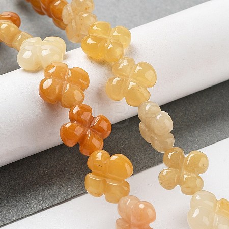 Natural Topaz Jade Beads Strands G-P520-A08-01-1
