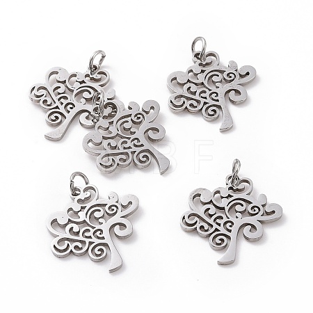 Tarnish Resistant 304 Stainless Steel Pendants STAS-S105-T517S-1