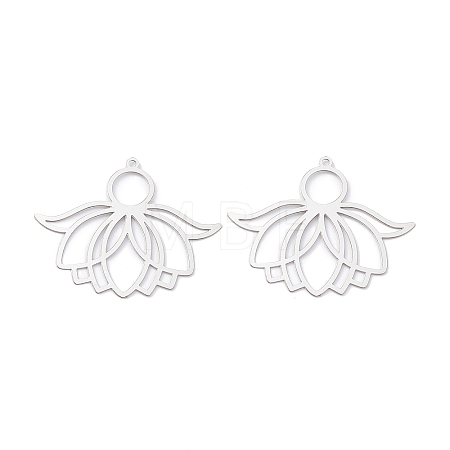Non-Tarnish 201 Stainless Steel Pendants STAS-B038-06P-1