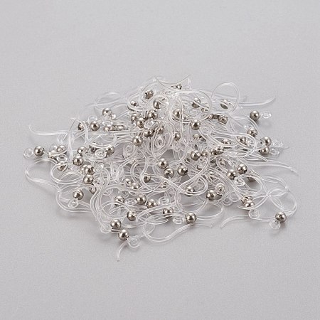 Eco-Friendly Plastic Earring Hooks STAS-K203-03P-1
