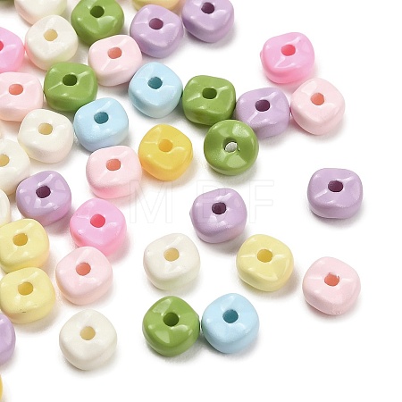 Opaque Acrylic Beads OACR-D043-06-1