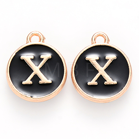Golden Plated Alloy Charms X-ENAM-S118-02X-1