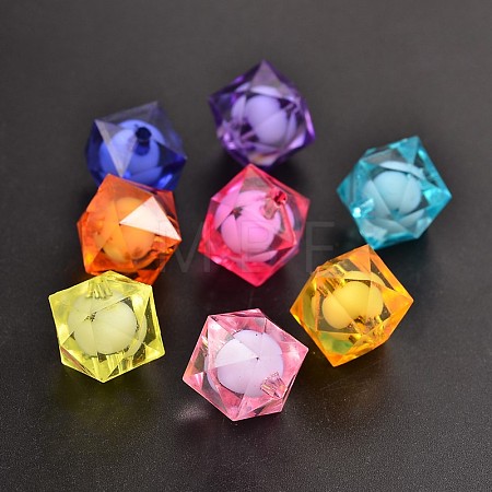 Transparent Acrylic Beads TACR-Y03BC-16mm-1