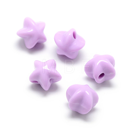 Opaque Acrylic Beads MACR-S830-04J-1