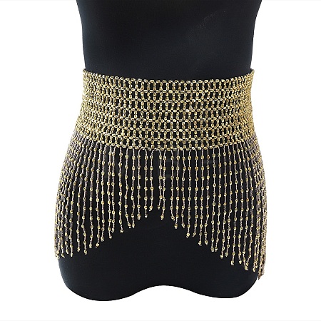 Summer Beach Plastic Mesh Tassel Skirt Body Chains for Sexy Bikini WG0979A-01-1