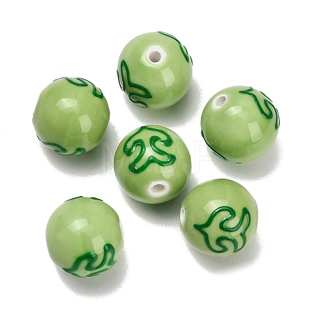 Handmade Porcelain Beads PR-T138-01A-1