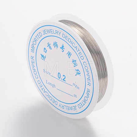Copper Jewelry Wire CW0.2mm006-1