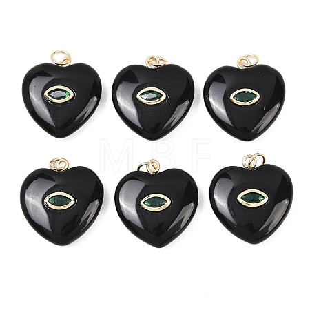 Natural Obsidian Pendants G-Z134-04F-1