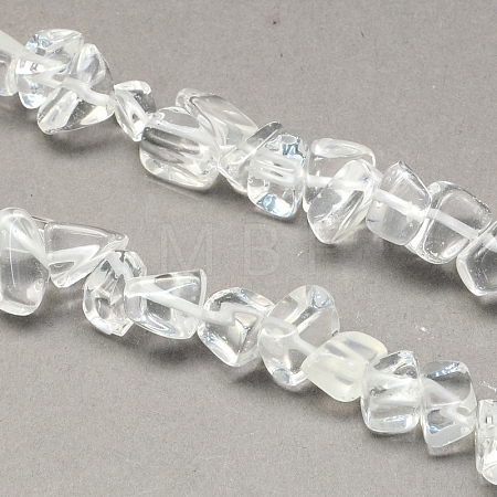 Natural Quartz Crystal Beads Strands X-G-R192-B15-1