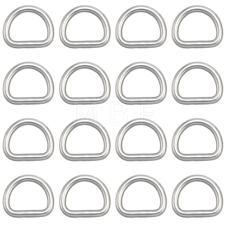 304 Stainless Steel D Rings STAS-CP0001-05A-1