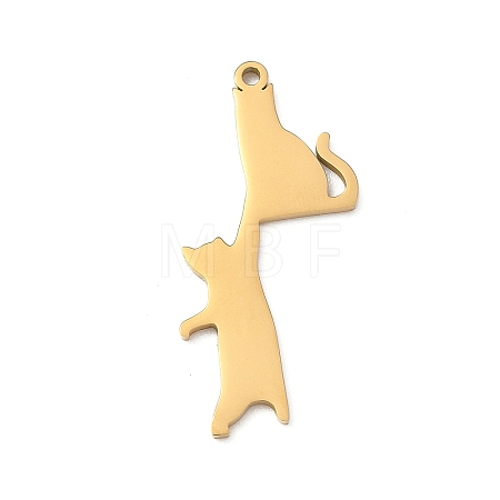 304 Stainless Steel Pendants STAS-F326-17G-1