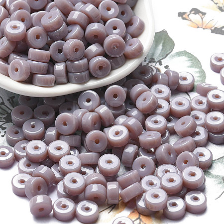 Opaque Colours Glass Seed Beads SEED-E001-P3x6mm-09-1