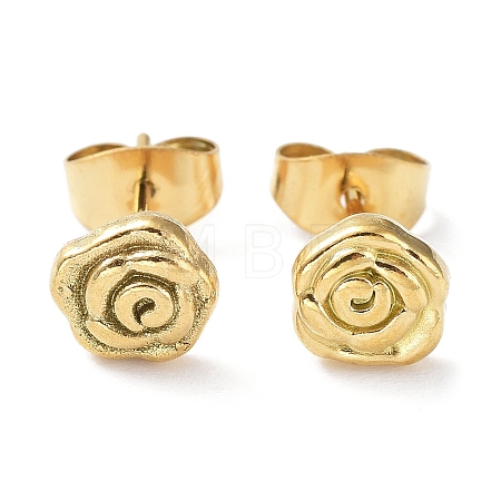 304 Stainless Steel Stud Earrings EJEW-Q788-07G-1