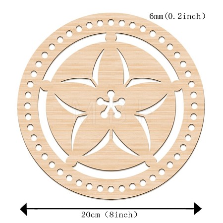 Basswood Basket Bottoms WOOD-WH0111-006-1