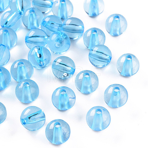 Transparent Acrylic Beads MACR-S370-A10mm-755-1