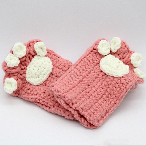 DIY Cat Claw Gloves Yarn Knitting Beginner Kit PW-WG8C4E5-02-1