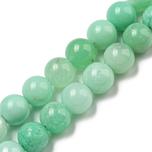 Grade AA Natural Chrysoprase Beads Strands G-R494-A01-03-1