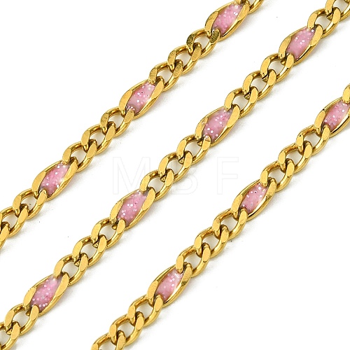 Ion Plating(IP) 304 Stainless Steel Enamel Chains CHS-Q005-06G-04-1