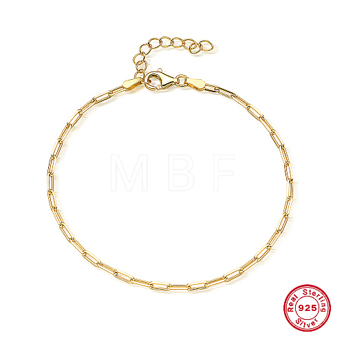 925 Sterling Silver Paperclip Chains Bracelets for Women YO1796-1-1