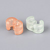 Luminous Frosted Transparent Acrylic Beads TACR-T029-21D-3