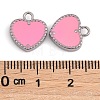 304 Stainless Steel Enamel Charms STAS-L022-485P-01-3