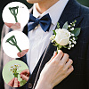 20Pcs Iron & Plastic Brooch Findings JEWB-SC0001-97-5