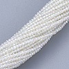 Electroplate Glass Beads Strands X-EGLA-F149-AB-01-2