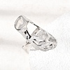 304 Stainless Steel Cuff Open Rings for Women RJEW-T034-01P-2