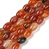 Natural Agate Beads Strands G-Q194-B01-01J-1