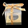Transparent PET Cupcake Packing Boxes with Paper Base PL-CBA0AB9-01B-1