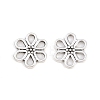 Tibetan Style Alloy Flower Charms PALLOY-A024-21AS-1