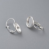 304 Stainless Steel Leverback Earring Settings LS-STAS-F191-03S-12mm-3