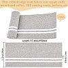 Polyester Elastic Ribbing Fabric for Cuffs DIY-WH0028-96C-2