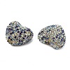 Sparkling Acrylic Heart Beads with Rhinestone Embellishment LS-OACR-NH0001-02B-04-2