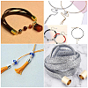 80Pcs 8 Styles Brass Cord Ends KK-CN0003-46-6