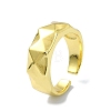 Brass Open Cuff Rings RJEW-B051-23G-1