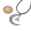 Alloy Pendant Necklace NJEW-JN04541-3