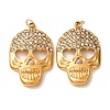 304 Stainless Steel Rhinestone Pendants RB-CBA9088-04G-C-1