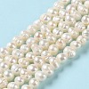 Natural Cultured Freshwater Pearl Beads Strands PEAR-E018-54-2