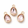 Faceted Glass Rhinestone Pendants GLAA-I051-A01-2